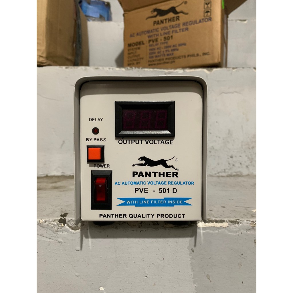 Panther PVE 501 D AVR Relay Type Output 220V AC With 3 5 Minutes Power