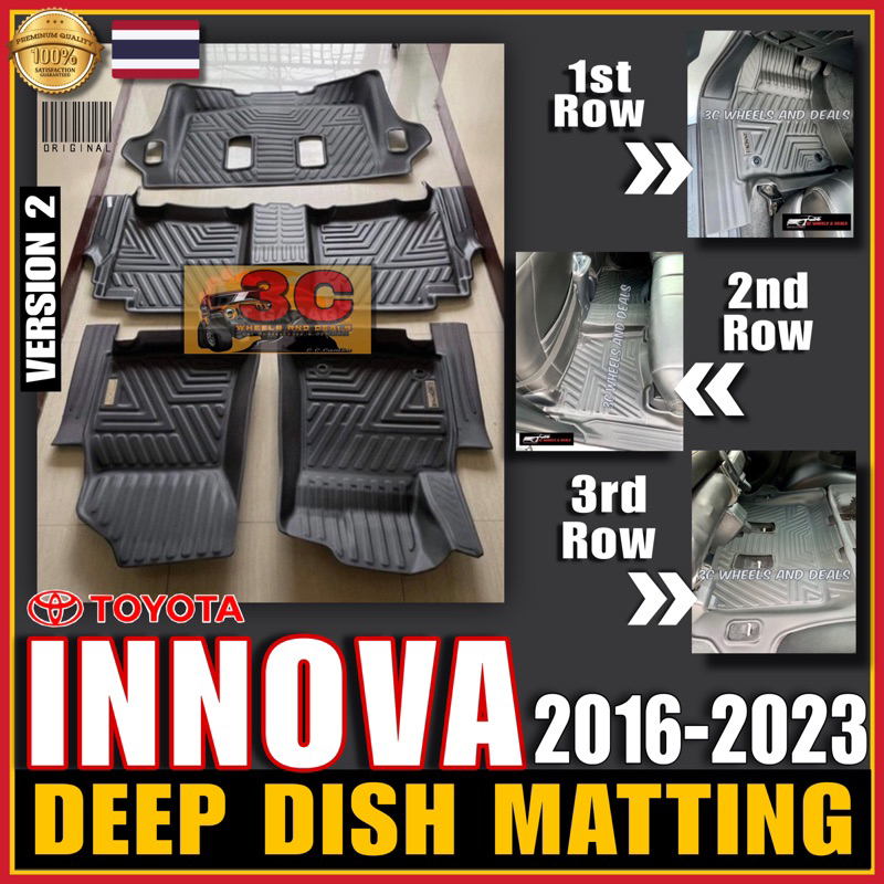 Toyota Innova Version Premium Deep Dish Matting Shopee