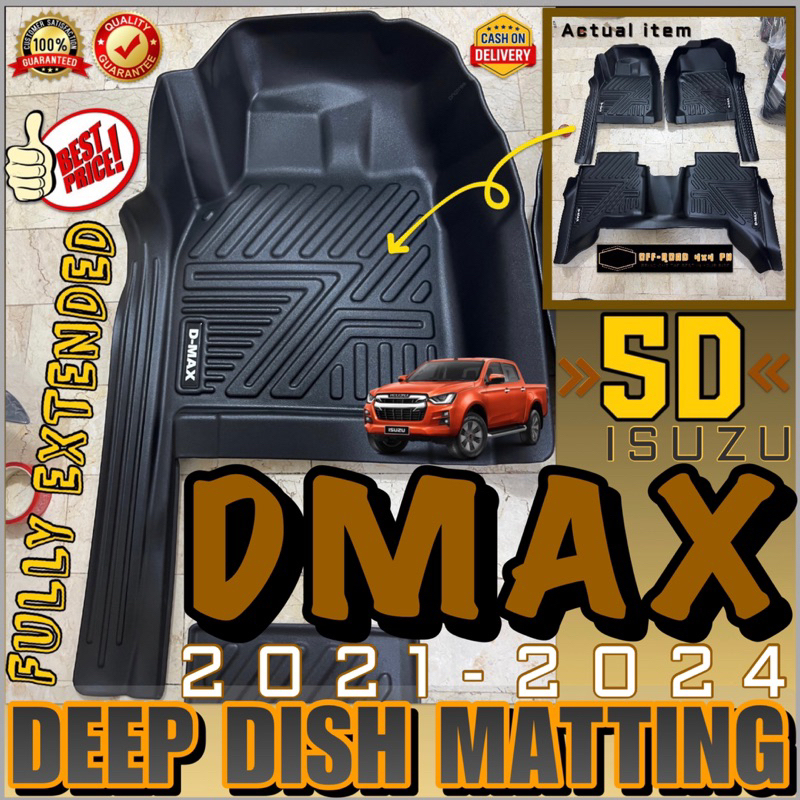 Isuzu Dmax D Fully Extended Deep Dish Matting Dmax