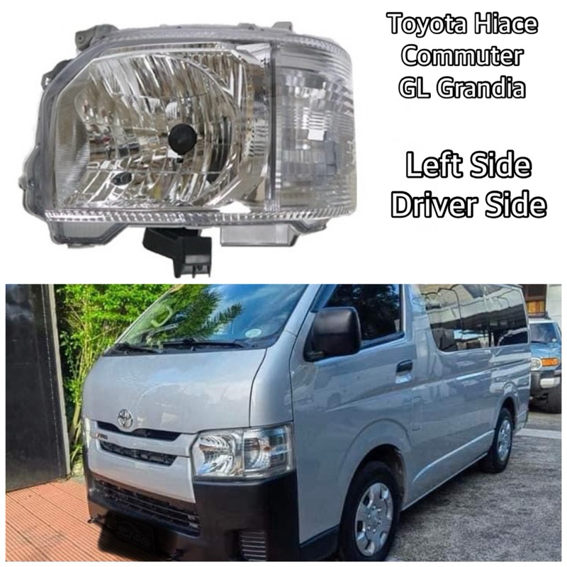 Toyota Hiace Commuter Gl Grandia Decontent Head Light Left