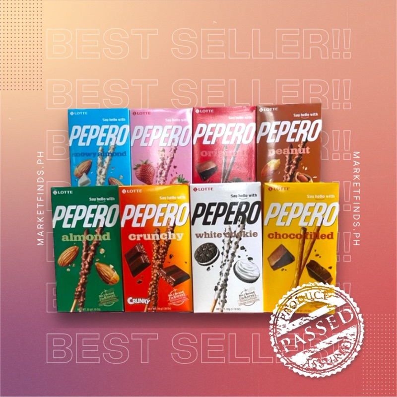 Korean Lotte Pepero Biscuits Chocolate Sticks G Shopee Malaysia