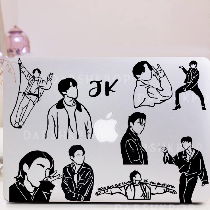 Jungkook BTS Waterproof Decals Stickers Shopee Malaysia