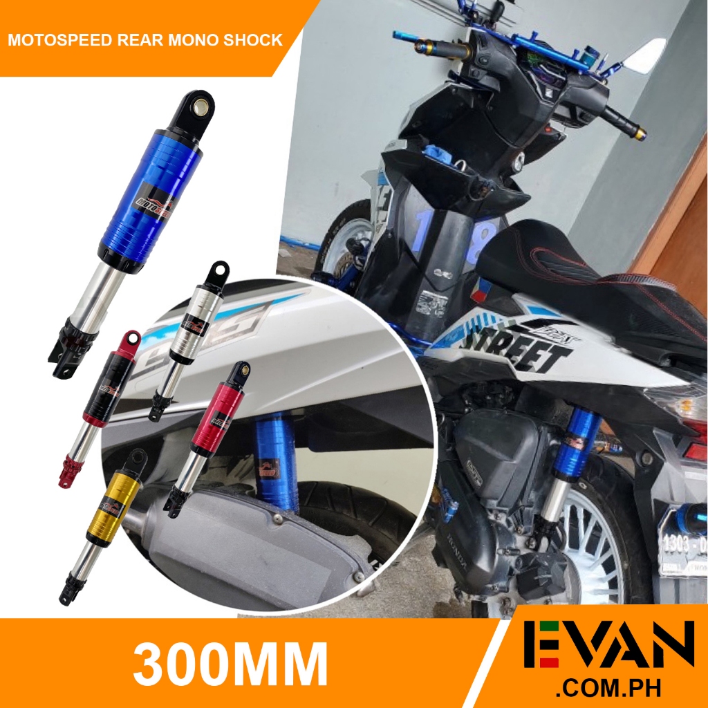 Alloy Rear Mono Shock Mm Absorber Mio Beat Fi Click Skydrive Fino