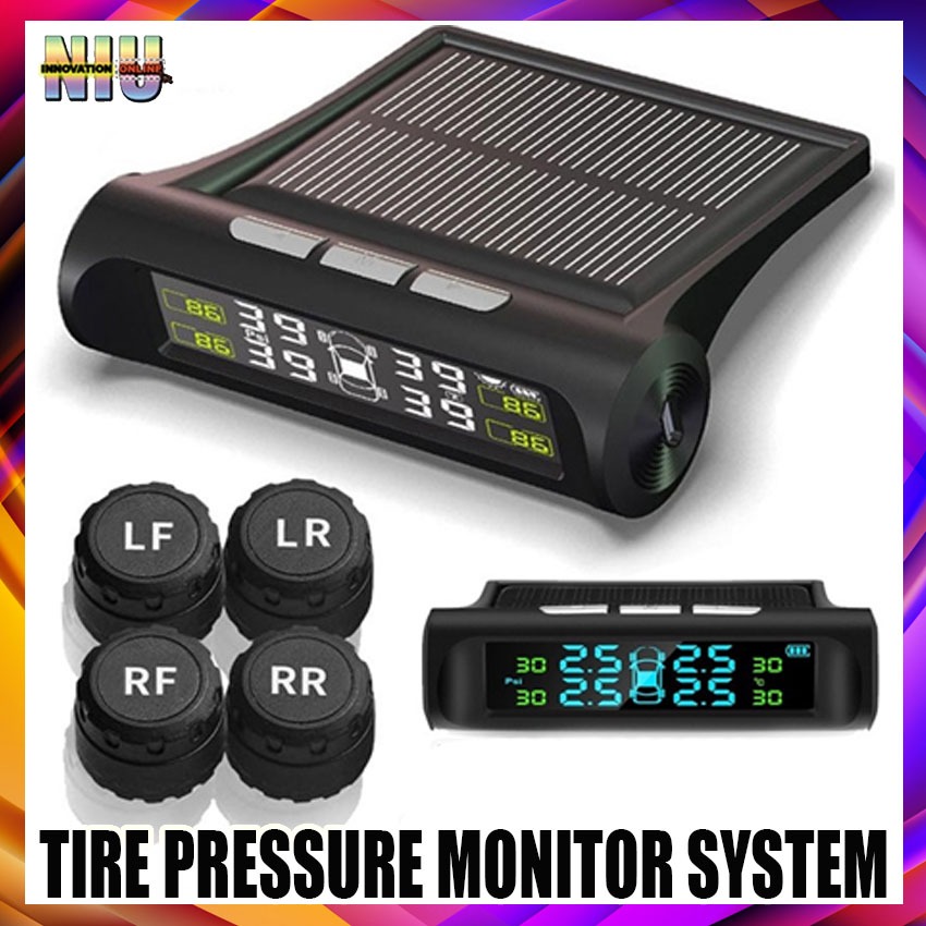 Tpms Car Tire Pressure Alarm Monitor System Internal Display