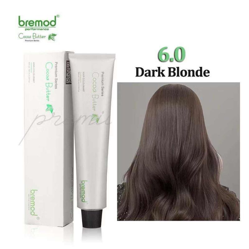 Premium Bremod 6 0 Dark Blonde Cocoa Butter Hair Color With Oxidizer