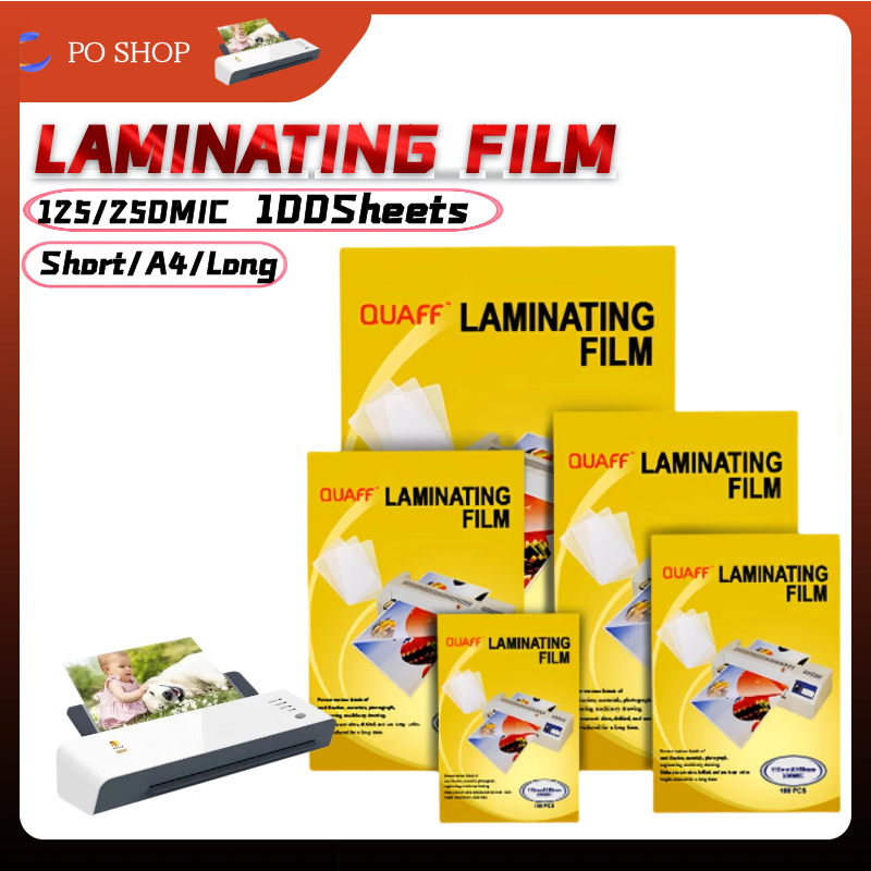 Sheets Laminating Film Short A Long Hot Lamination Process