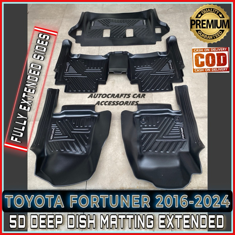 Toyota Fortuner D Fully Extended Deep Dish Matting Fortuner