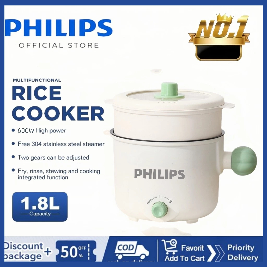 PHILIPS L Electric Cooker Multi Cooker Electric Hot Pot Mini Rice