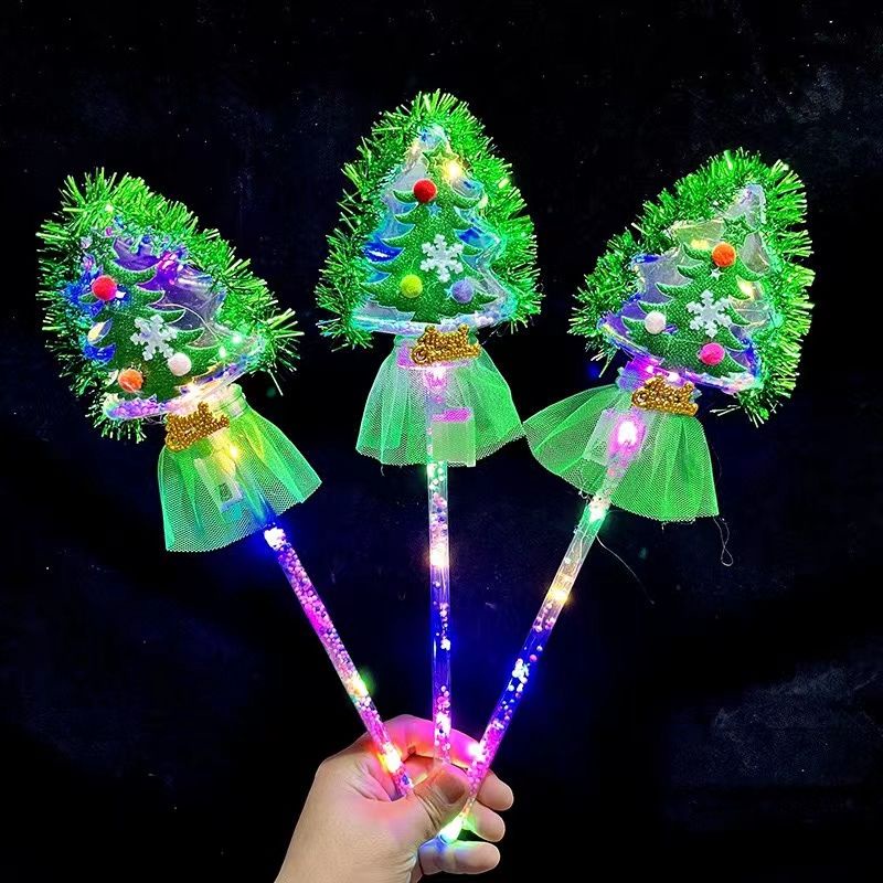 Luminous Christmas Magic Stick Straw S Toy Atmosphere Fes Luminous