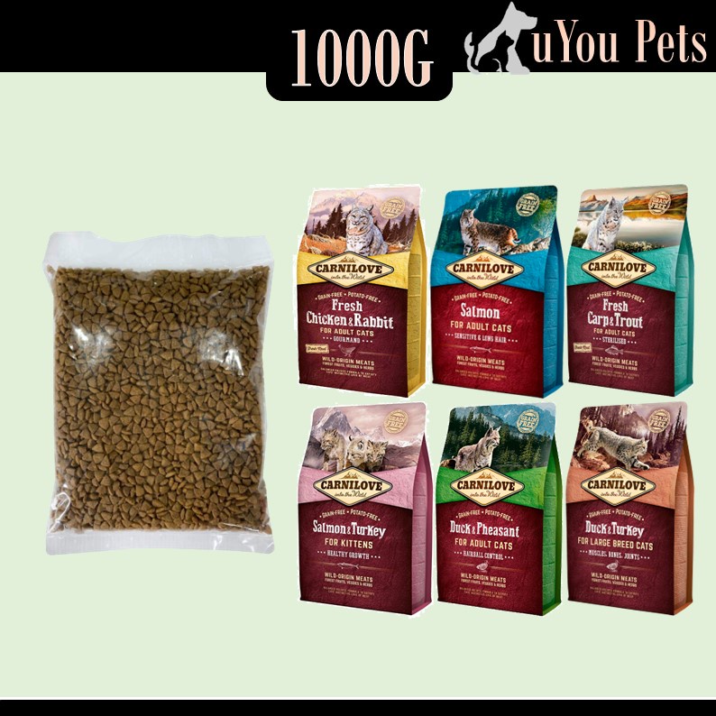 Repack Carnilove Grain Free Cat Food Repack G Chicken Rabbit