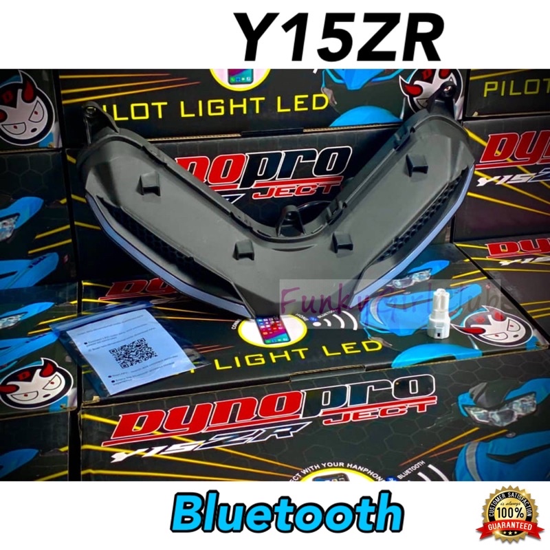 Bluetooth Dynopro Y Zr Mata Gaban Led Pilot Light Bar Lamp Yamaha Y