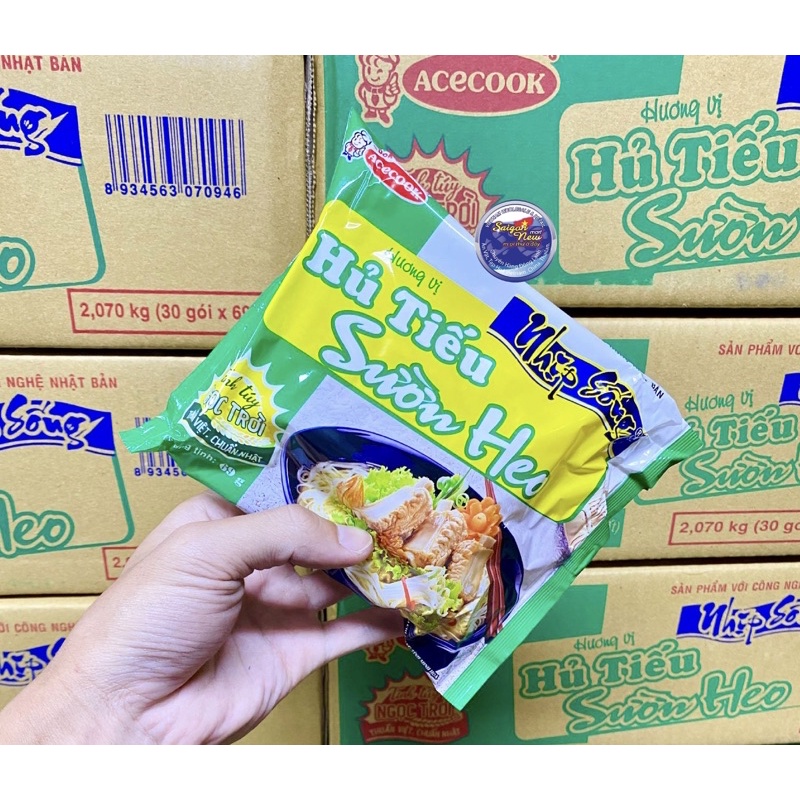 Hu Tieu Suon Heo Nhip Song Instant Noodles Acecook 1Box 30Pack X 70g