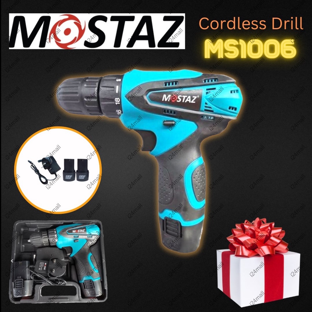 Mostaz V Cordless Drill Driver Drill Ms Shopee Malaysia