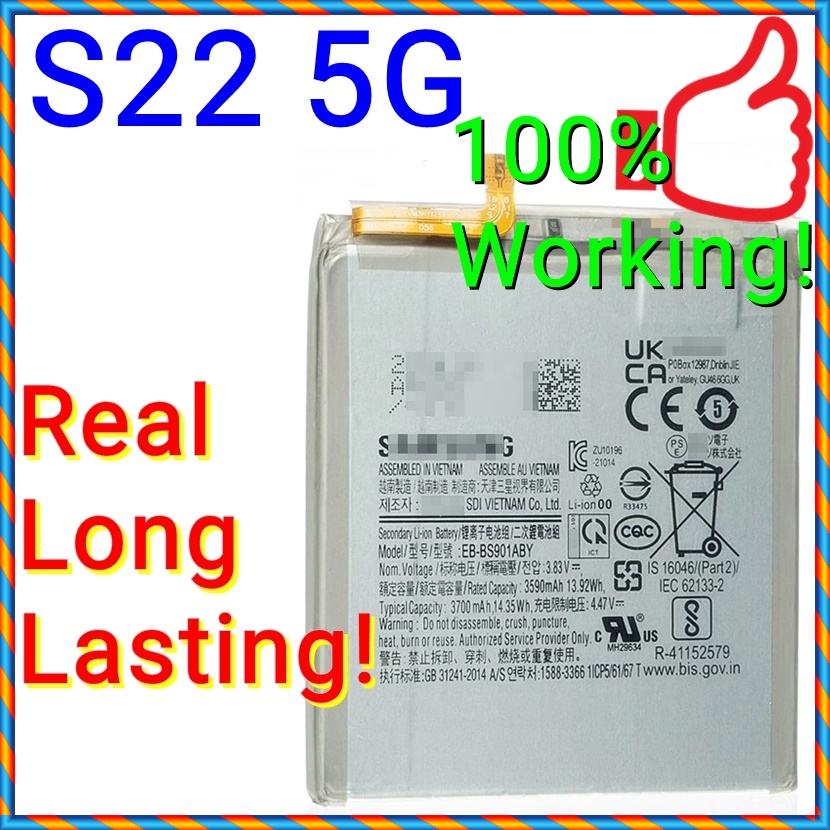 Fast Charging NEW ORI Long Lasting Stable Battery EB BS901ABY For