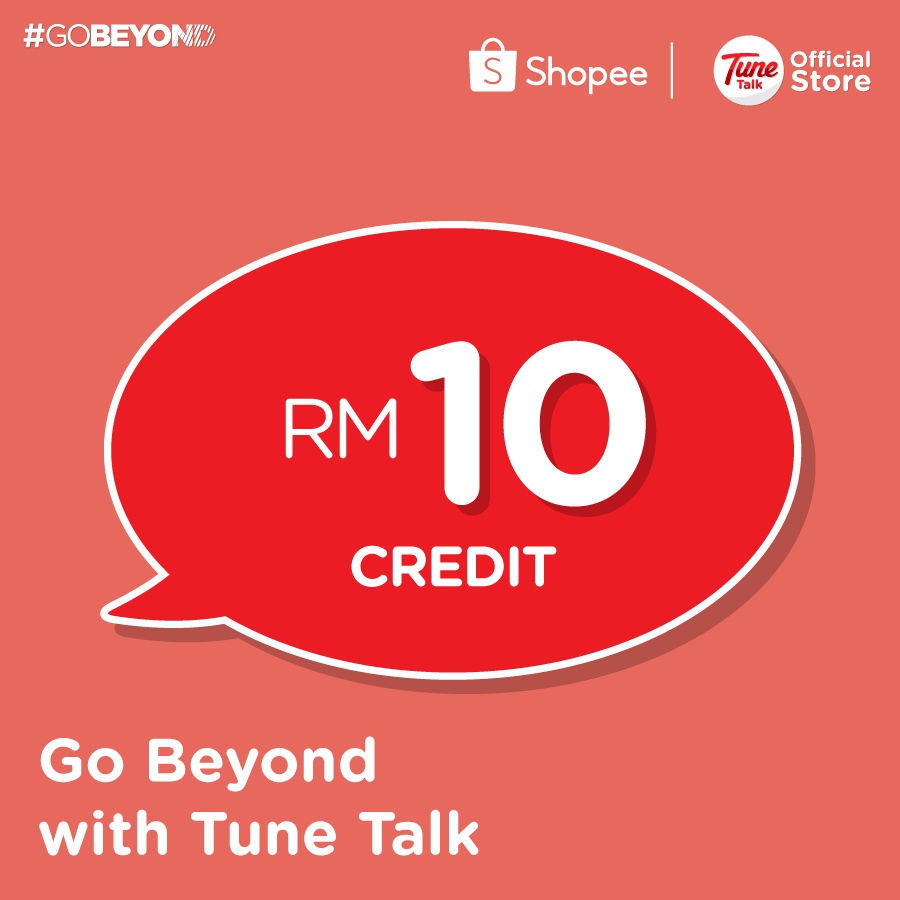 Tune Talk Reload Top Up RM10 Shopee Malaysia