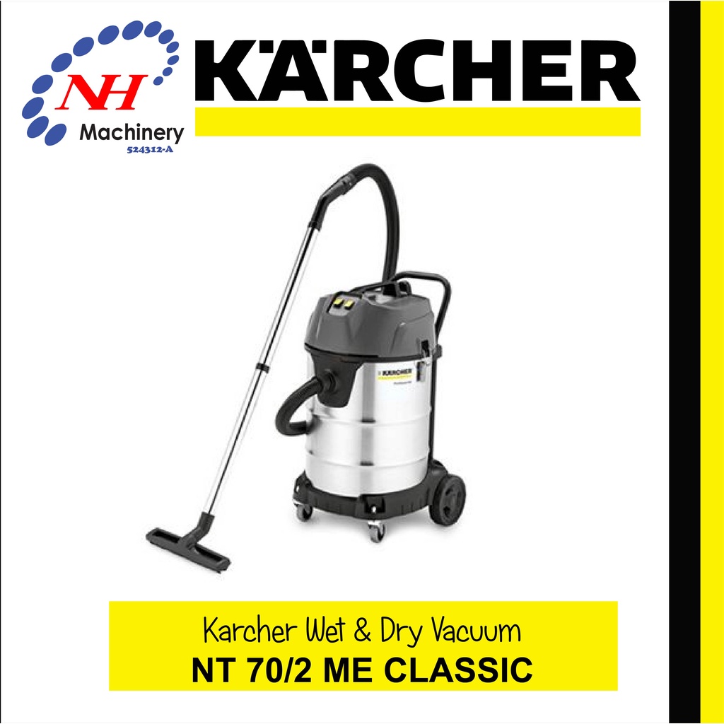 Karcher NT 70 2 ME CLASSIC Wet Dry Vacuum Shopee Malaysia