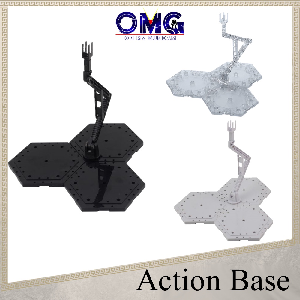 VT MG Gundam Three Base One Support Action Base VT 120 Gundam Stand