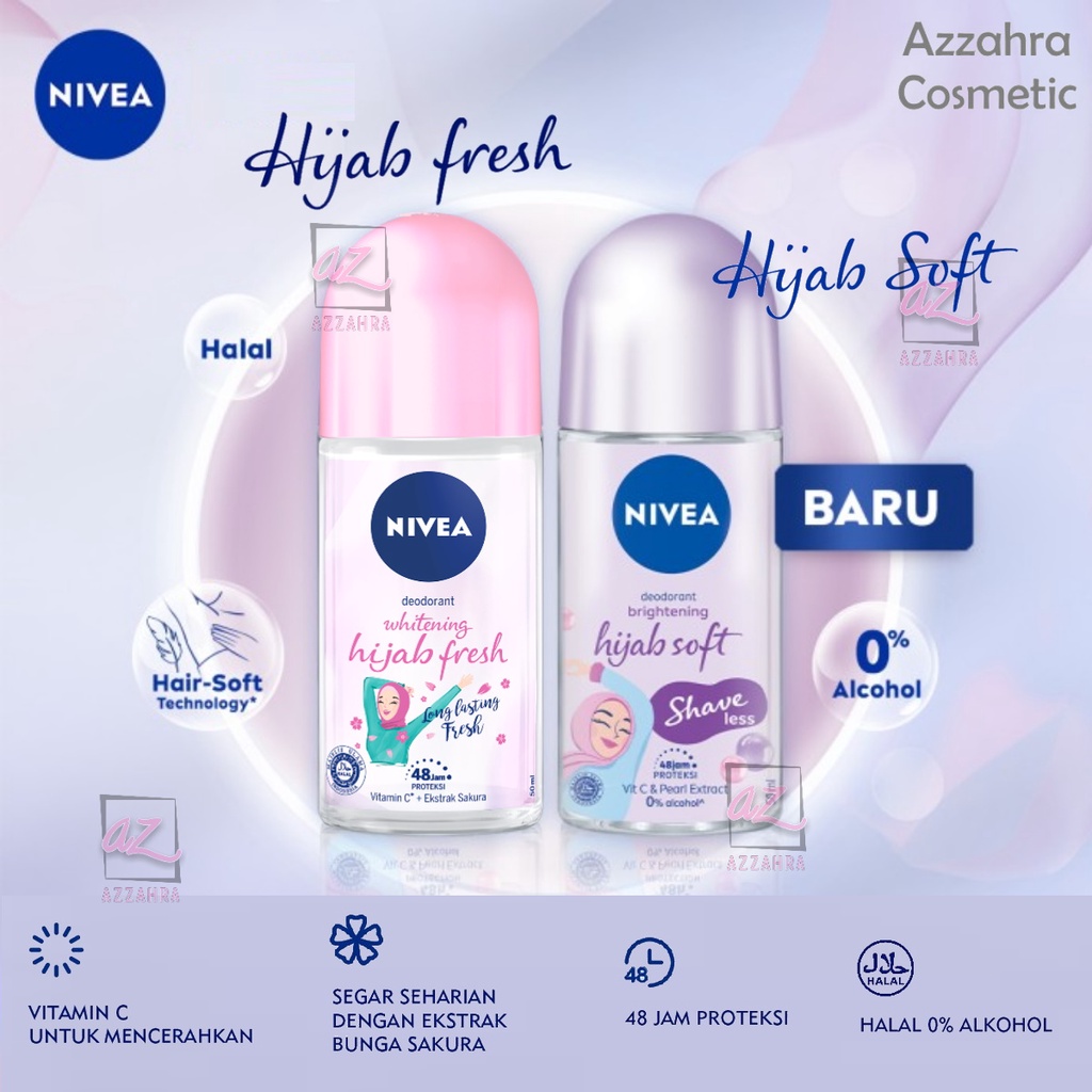 Nivea Hijab Soft Shaveless Personal Care Hijab Fresh Whitening