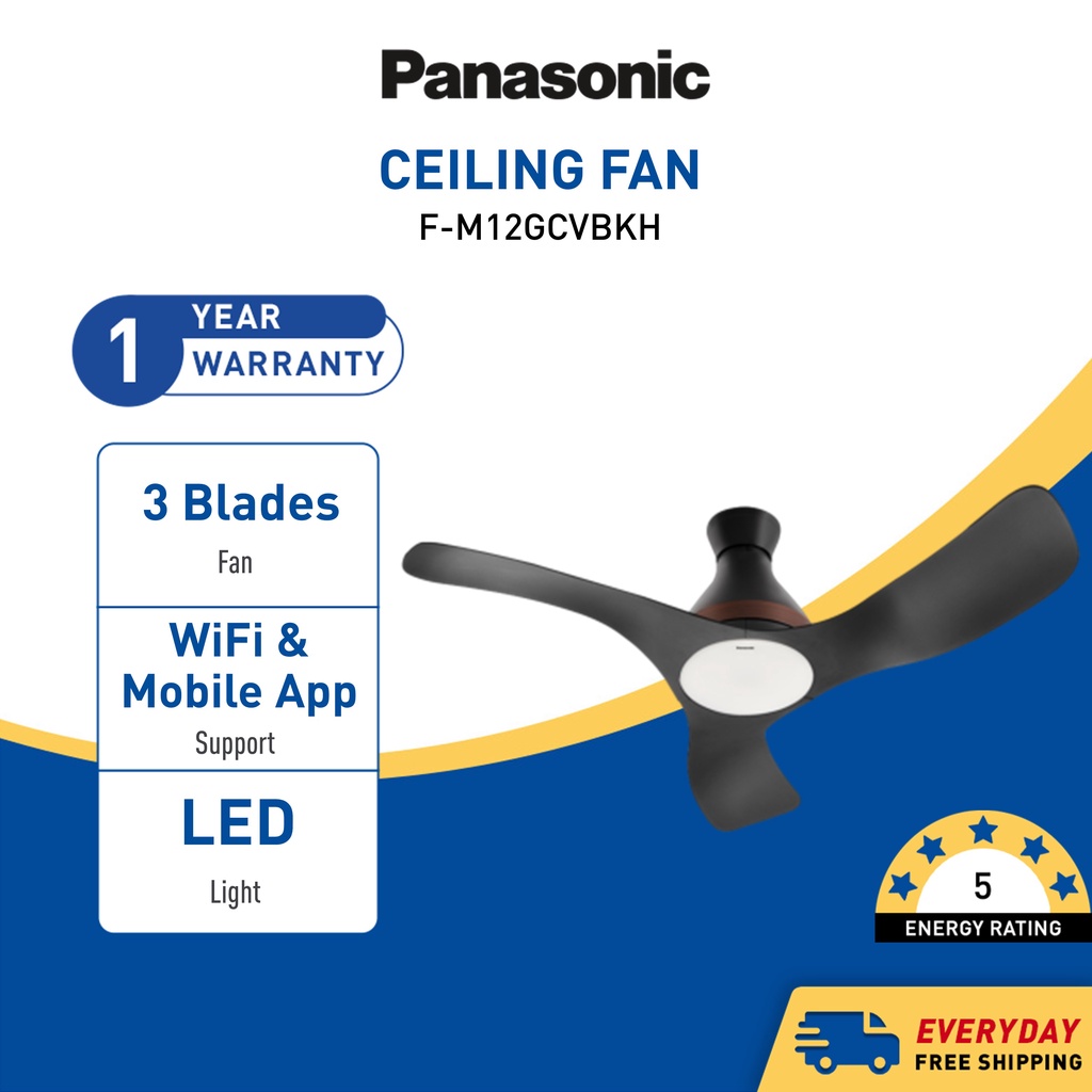 Panasonic F M Gc Ceiling Fan Yuragi Wifi Blade Led Light Wifi