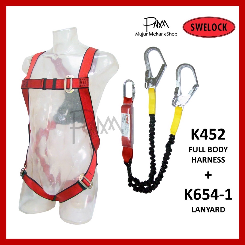 Swelock Korea Lightweight Body Harness Set K K Shopee Malaysia