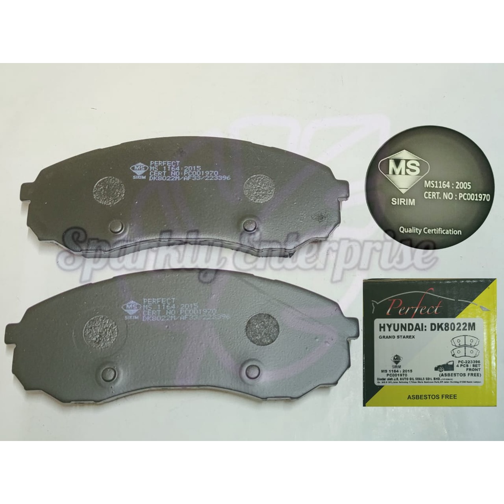 Front Brake Pad Dk Hyundai Grand Starex Shopee Malaysia