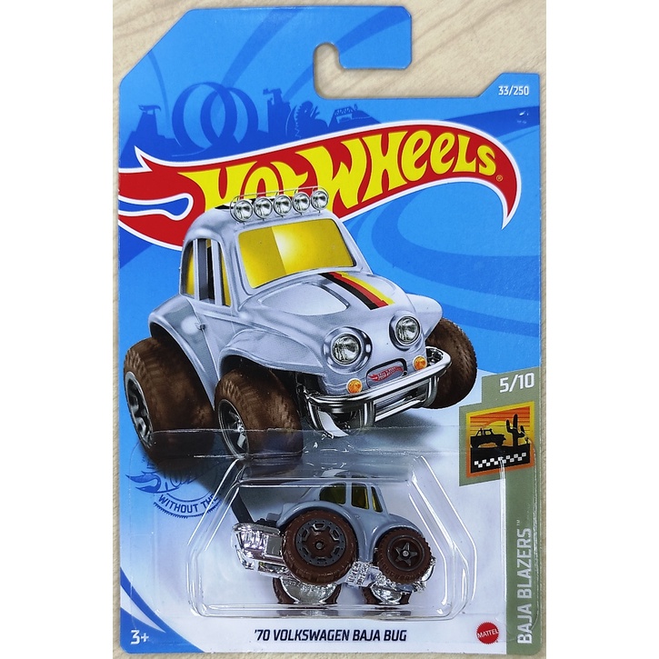 Hot Wheels 70 Volkswagen Baja Bug 1970 Vw Beetle Tooned Baja Blazers