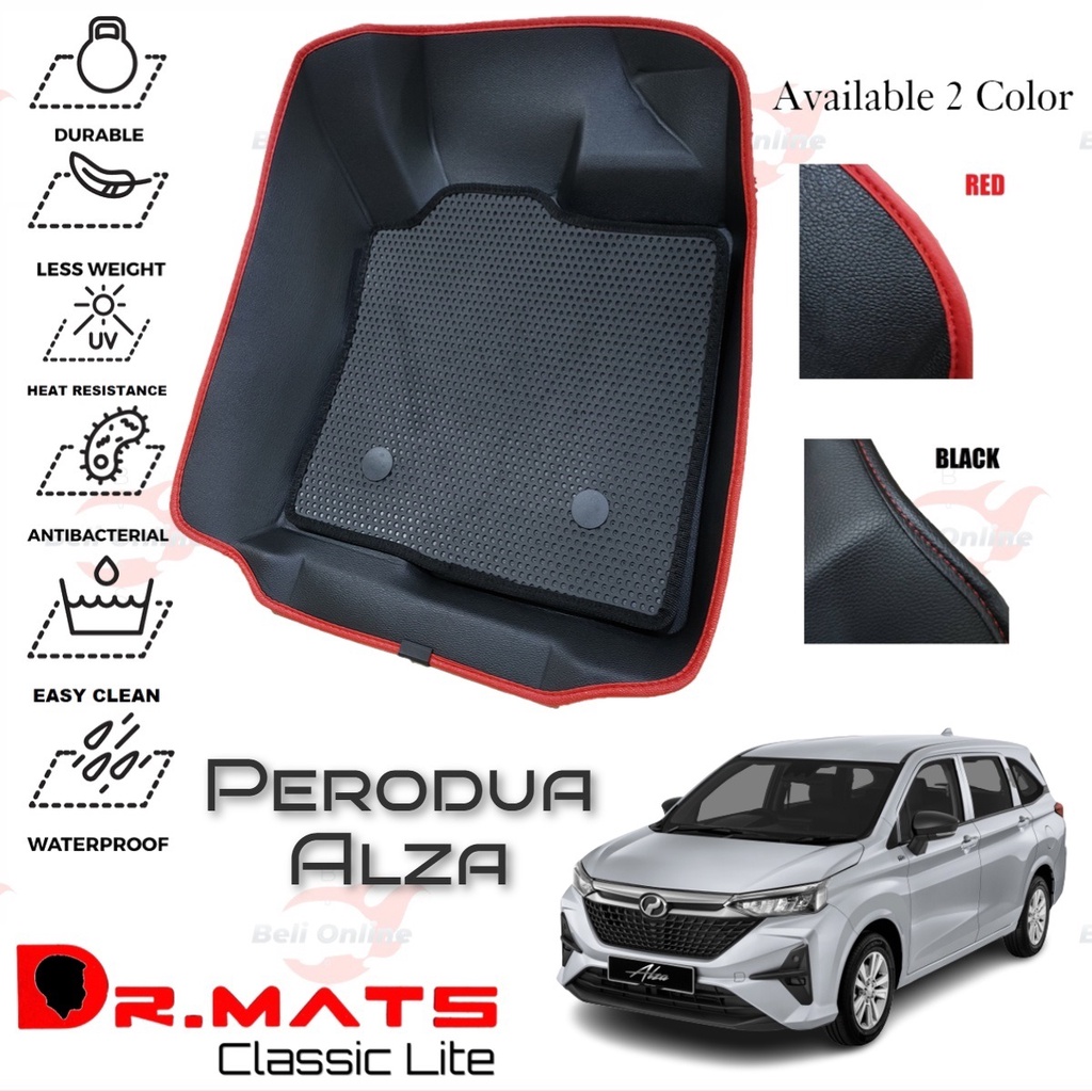 Dr Mats Classic LITE Perodua Alza Toyota Veloz NEW 2 Layer 5D Carpet