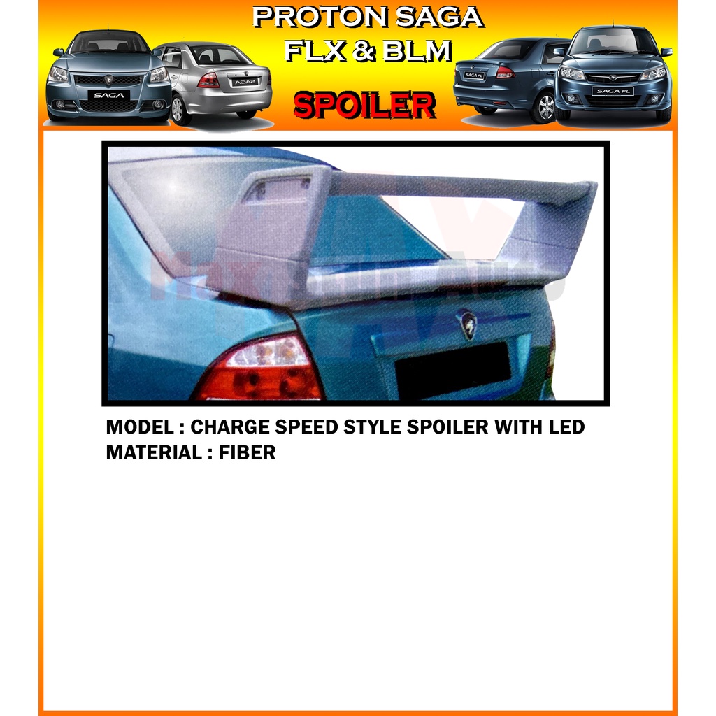 Proton Saga Flx Fl Saga Blm Rear Trunk Spoiler Saga Spoiler Mg V R