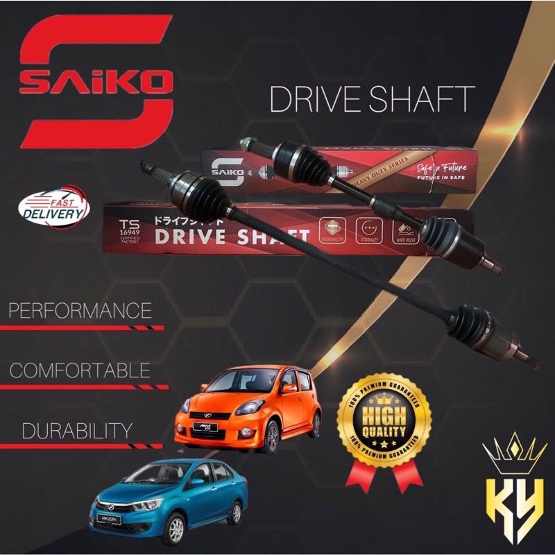 SAIKO DRIVE SHAFT PERODUA MYVI SE 1 5 BEZZA 1 3 1 5 SK DS PRD1005