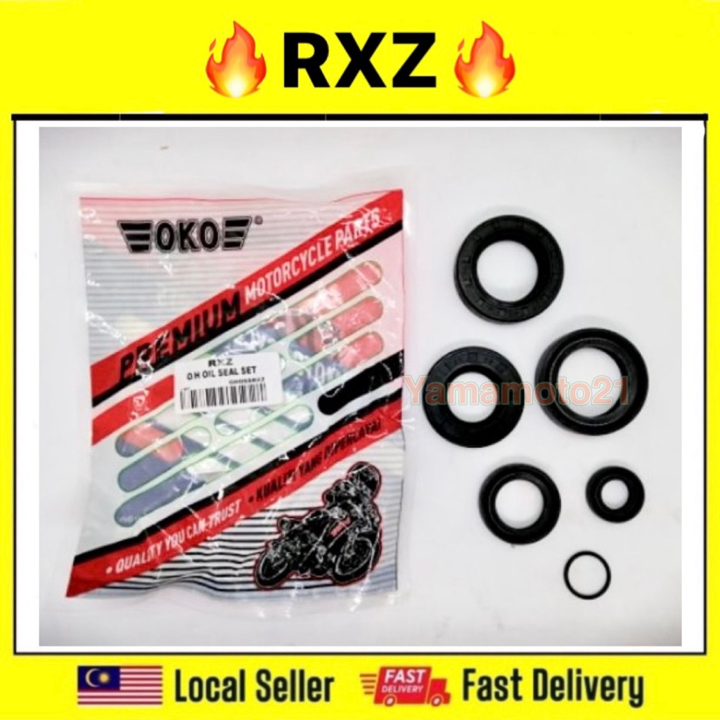 Yamaha Rxz Rxz Rxz Oil Seal Set Engine Enjin Bush Getah