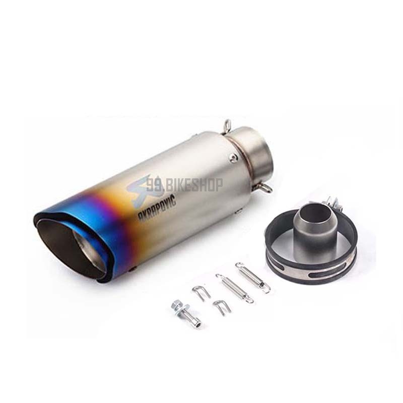 Mm Mm Inlet Motorcycle Exhaust Pipe Muffler Only Akrapovic Exhaust