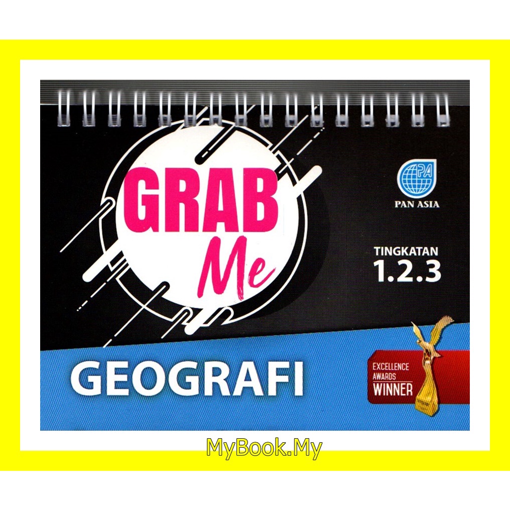 MyB Buku Rujukan Nota Grab Me Tingkatan 1 2 3 PT3 Geografi Poket