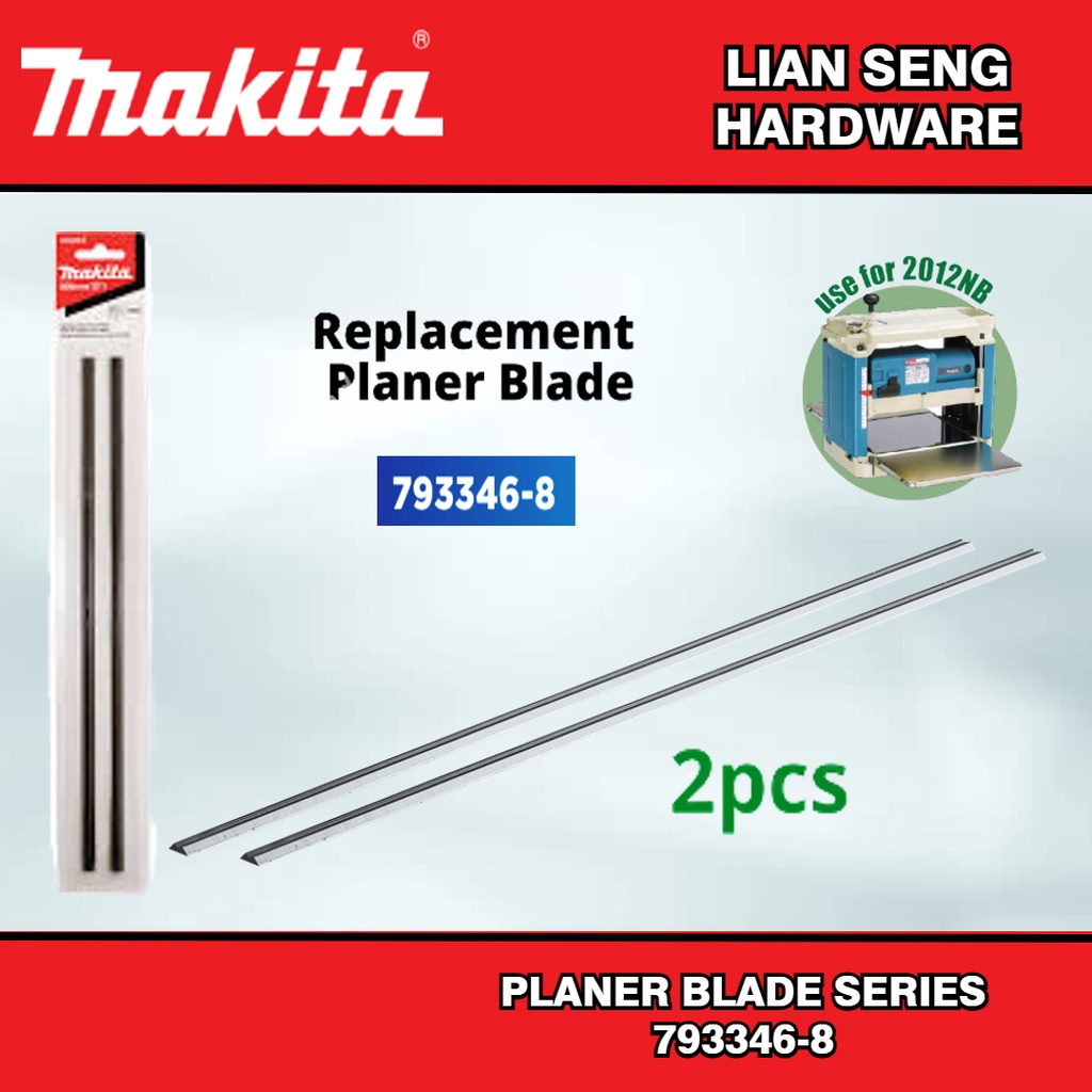 MAKITA PLANER BLADE SERIES FOR 2012NB 793346 8 Shopee Malaysia