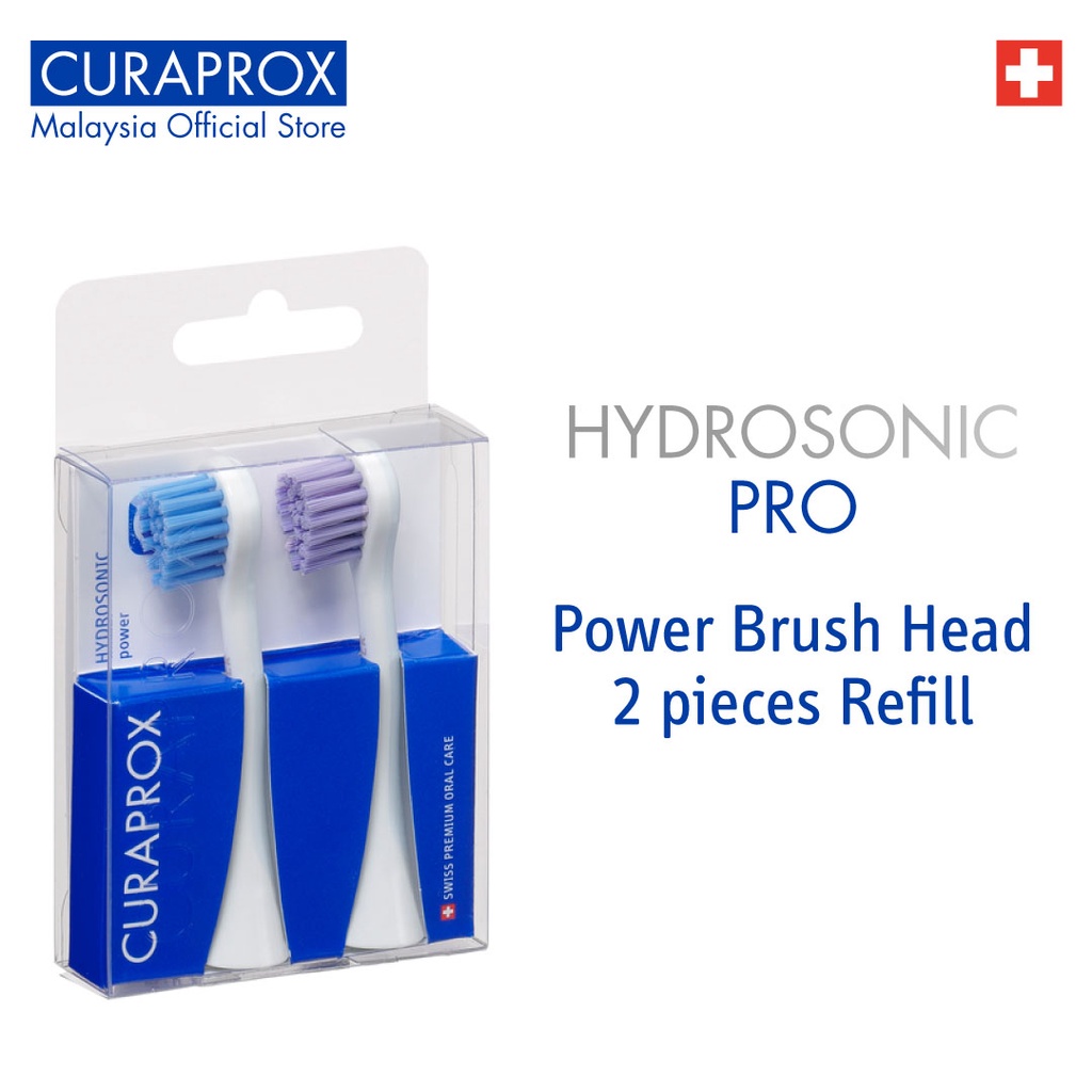 CURAPROX Hydrosonic Pro Power Brush Head Refills 2 Pcs Shopee Malaysia