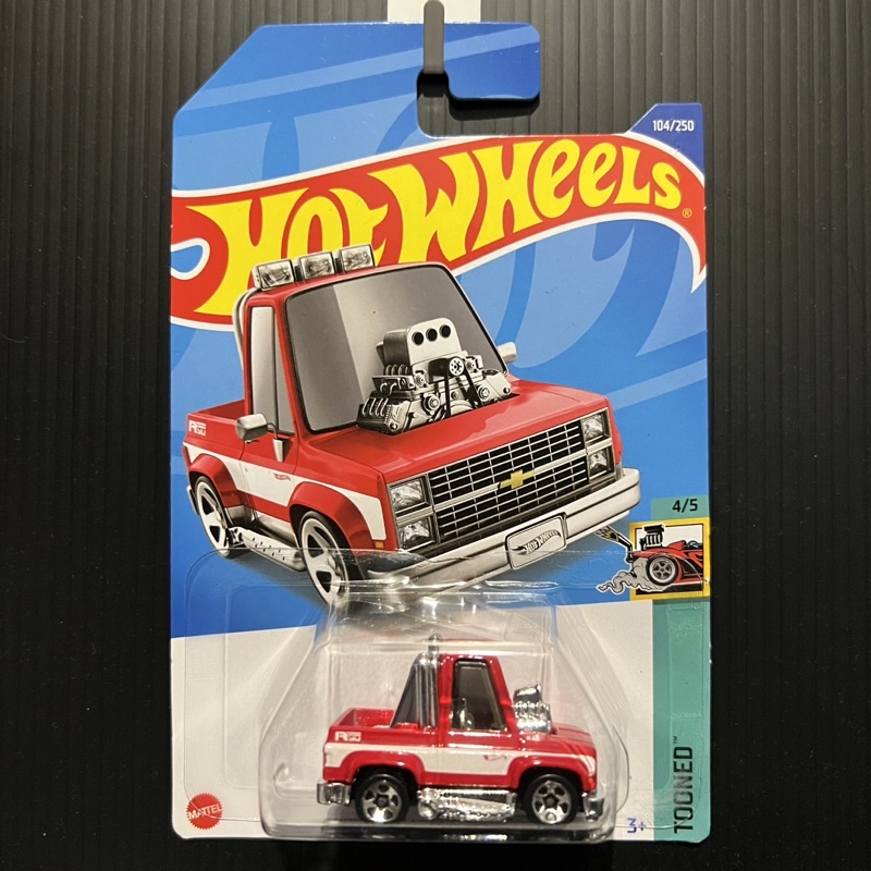 Hot Wheels Toon D Chevy Silverado Tooned Red Shopee Malaysia