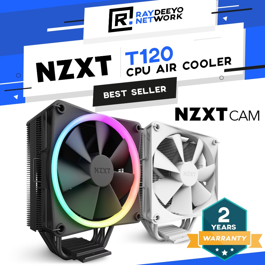 NZXT T120 T120 RGB CPU Air Cooler High Performance Slim Radiator