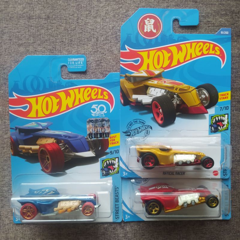 Hot Wheels Ratical Racer Factory Sealed Rth Treasure Hunts Street