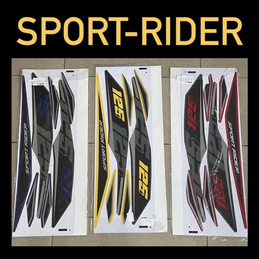 Sym Ve Sport Rider Body Stripe Sticker Original Sym I