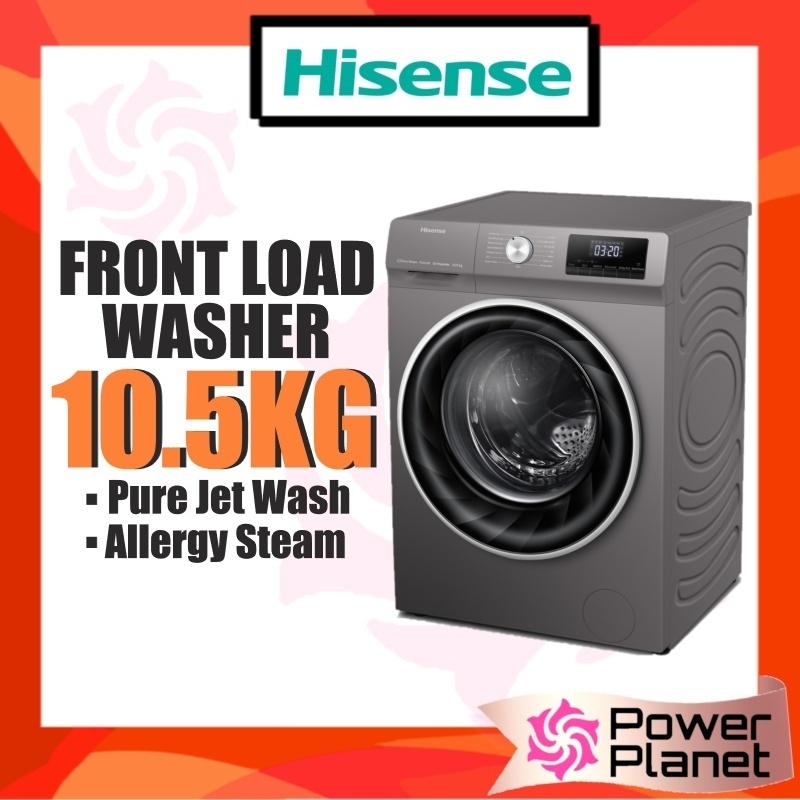 Hisense 10 5KG Front Load Washer WFQY1114VJMT Hisense 7kg Inverter