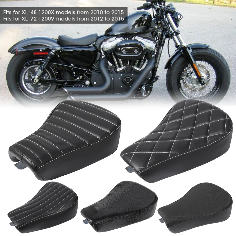 Front Driver Solo Seat Cushion Fits For Harley Davidson Sportster