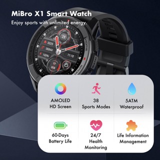 Xiaomi Mibro X Smartwatch Amoled Hd Screen Spo Heart Rate Monitoring