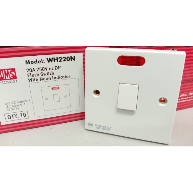 Ums Wh N A G Water Heater Switch Shopee Malaysia