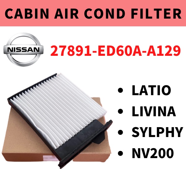 Nissan Latio Grand Livina Sylphy Nv Van Air Cond White