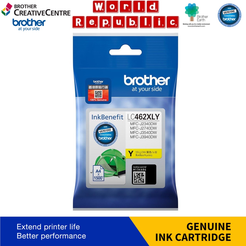 Brother Original Ink Cartridge LC462 LC 462 LC462XL LC462BK LC462C