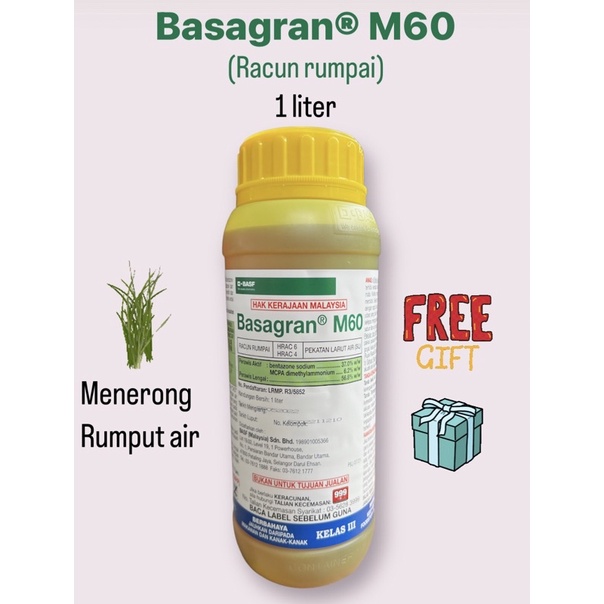 BASF Basagran M60 1 Liter Bentazone Sodium 37 0 MCPA