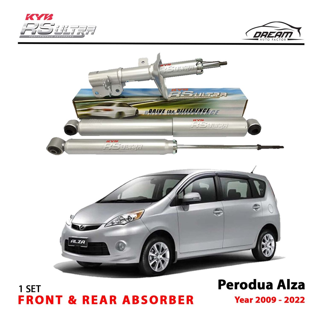 Perodua Alza Kayaba KYB RS Ultra Front And Rear Absorber Set 333HD05