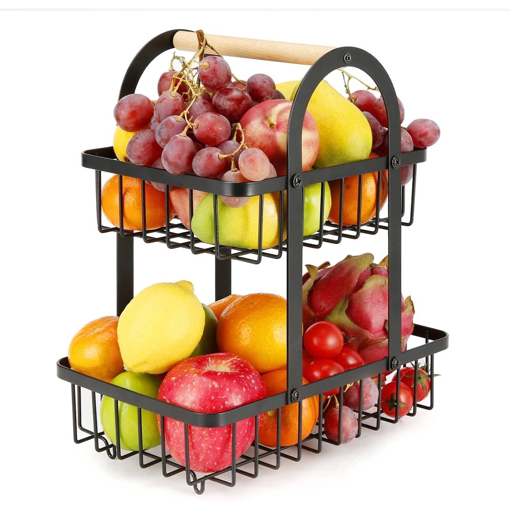 Rak Bawang Bertingkat Vegetables Basket Kitchen Storage Fruits Basket