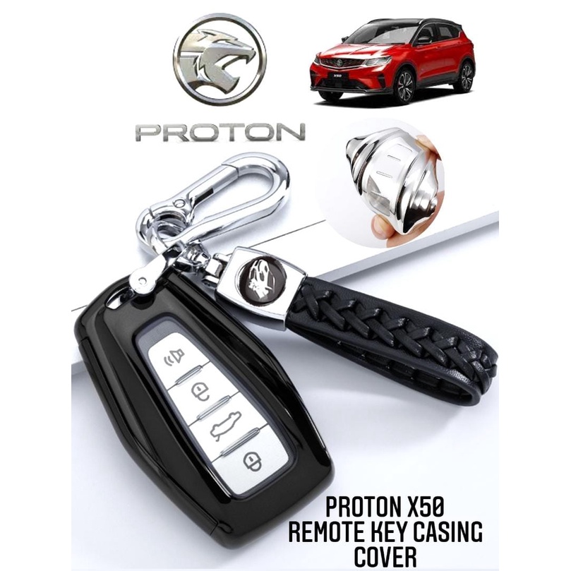 Proton X New Model Chrome Reflection Tpu Car Key Remote Control Cover