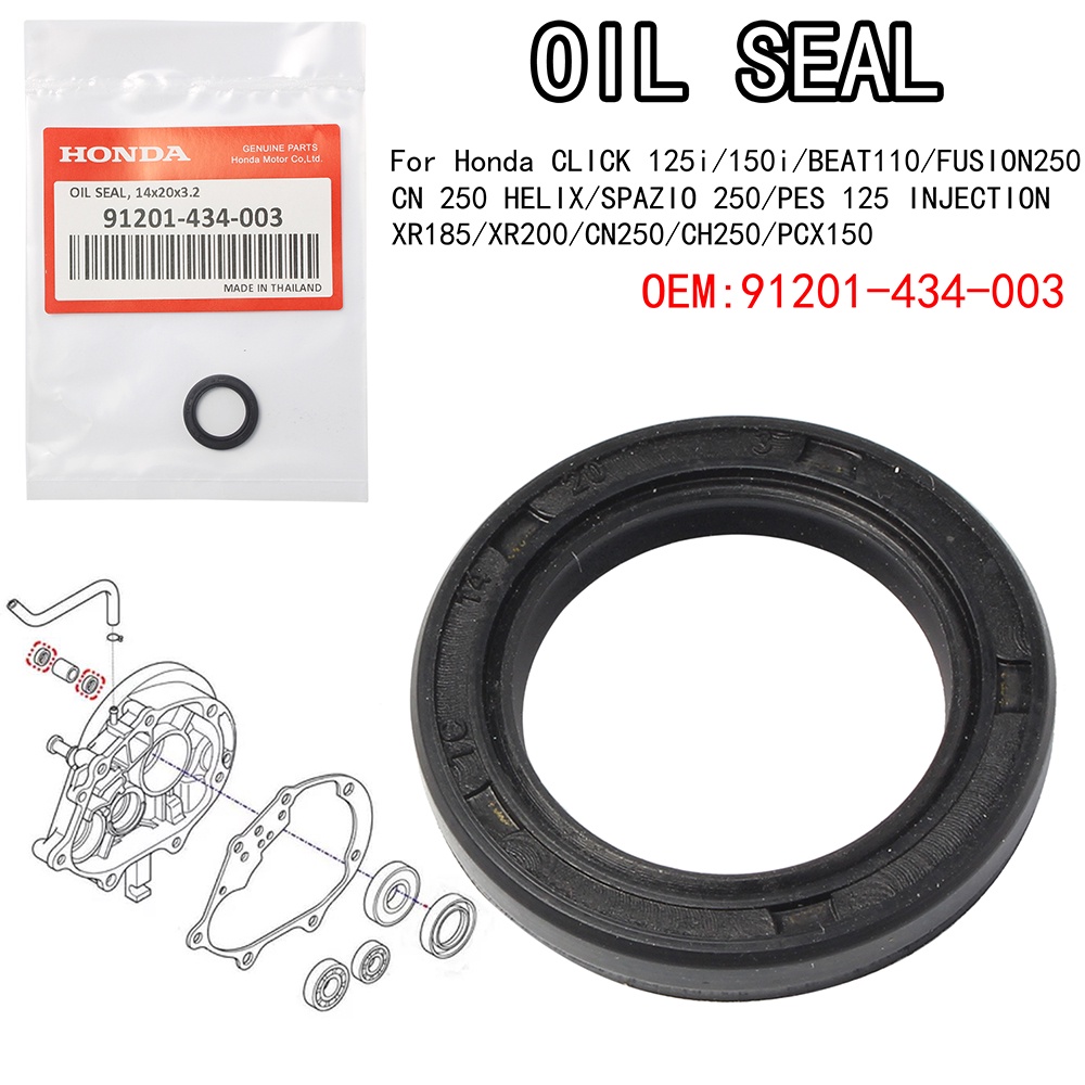 Original Transmission Oil Seal X X For Honda Pcx Genio Scoopy