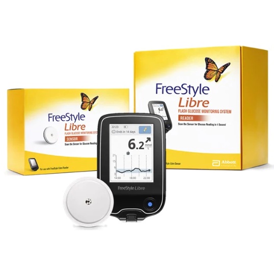 FreeStyle Libre Glucose Monitoring System Starter Kit Set 1 Reader 1